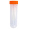 Othmro 50ml 50pcs Plastic Lab Centrifuge Tubes, Round Bottom with Random Color Screw Cap for Sample Storage
