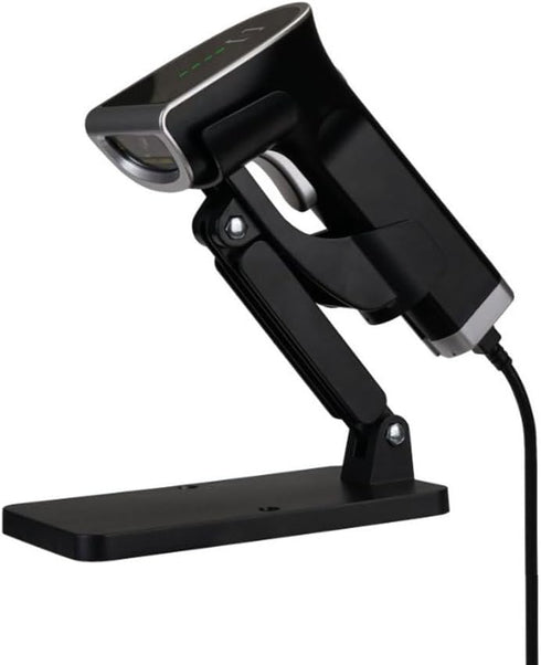 Tofficu Adjustable Barcode Scanner Holder Stand for Desk with Durable Stable Base Multifunctional Handheld Scanner