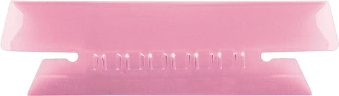 Pendaflex Transparent Colored Tabs, 1/3-Cut, Pink, 3.5" Wide, 25/Pack