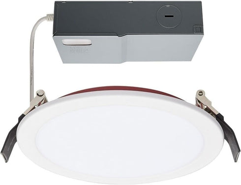 Satco CCT Selectable LED Fire-Rated Slim Fit Downlight with Remote Driver, 6