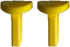 Yellow Safety Switch Key, Compatible with Craftsman Radial Arm Jointer Band Drill, 2pcs-pack
