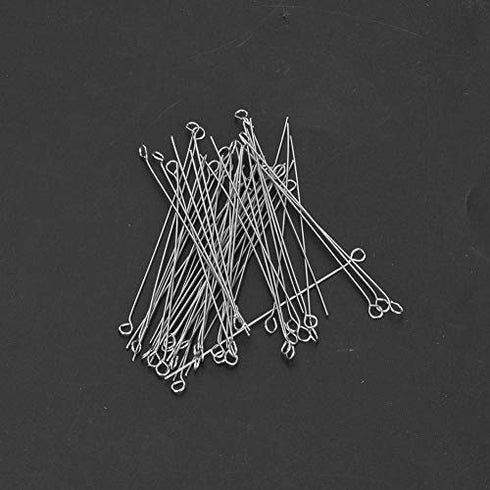 50pcs Nichrome Tips Inoculating Loop Holders, Reusable Inoculating Needle for Laboratory, Classroom, Science Fair