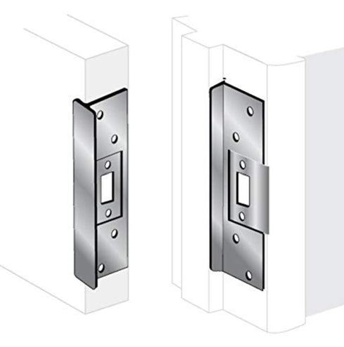 Pro-Lok ELP-120-AL T-Style Latch Protector 6" x 1-3/4" (Aluminum Finish)