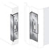 Pro-Lok ELP-120-AL T-Style Latch Protector 6" x 1-3/4" (Aluminum Finish)