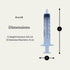 Veterinary Disposable Syringe, 6cc Luer Slip, Without Needle, Individually Packaged, 100 per Box