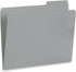 Blue Summit Supplies 100 Grayscale File Folders, Letter Size, 1/3 Cut Tab, Modern Gray, Black, White