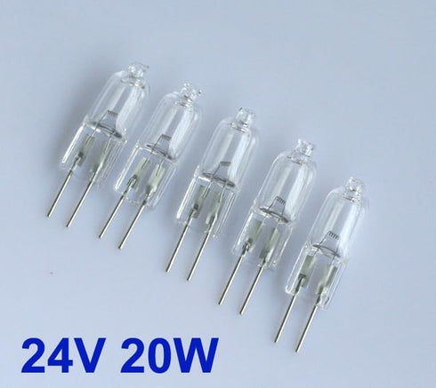 Generic 10x G4 24V 20W Bulb 2 24 20W Light Replacement JC Pin Base Halogen Kitchen Table Pendant Lamp Volt Warm White