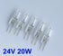 Generic 10x G4 24V 20W Bulb 2 24 20W Light Replacement JC Pin Base Halogen Kitchen Table Pendant Lamp Volt Warm White