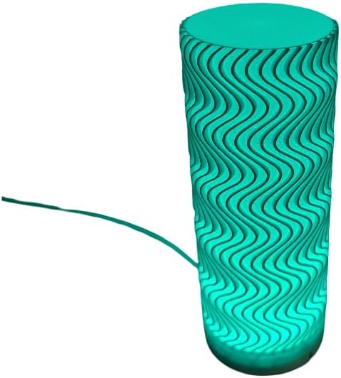 Generic Swirl Lamp with RGB Light with Remote. lamp is Perfect for Desk