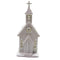 ATD 5.75 Inch White Colored Patterned Church Plug-In Night Lamp