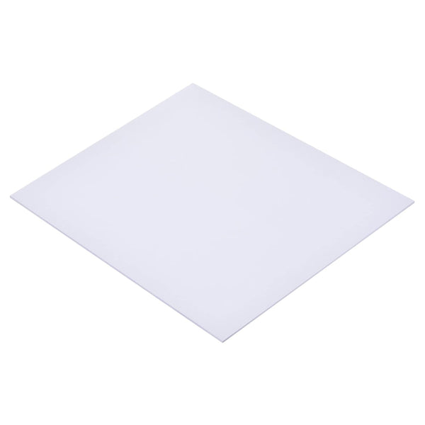 MECCANIXITY White ABS Plastic Sheet 10x8x0.04inch for DIY Crafts, Building Model, Pack of 2
