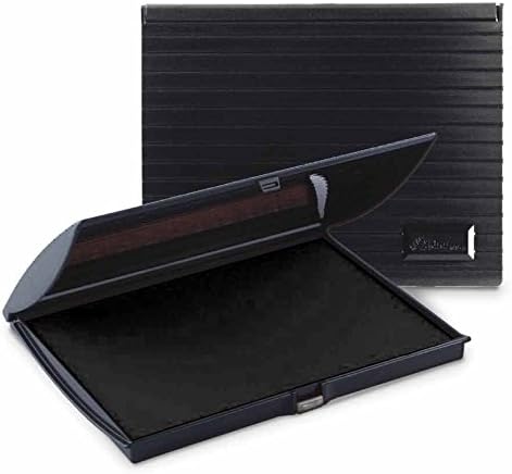 Large Black Felt Rubber Stamp Pad, 3'' x 6''