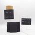 Black Sticky Notes - Self-Stick Note Pads, Easy to Post for Office, School, Home, 6 Pads, 3 Sizes, 50 Sheets/Pad