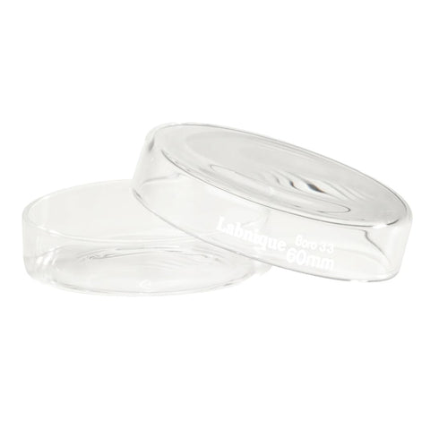 Borosilicate Glass Petri Dish with Lid, Tissue Culture Dish (60 mm, Pack of 20)