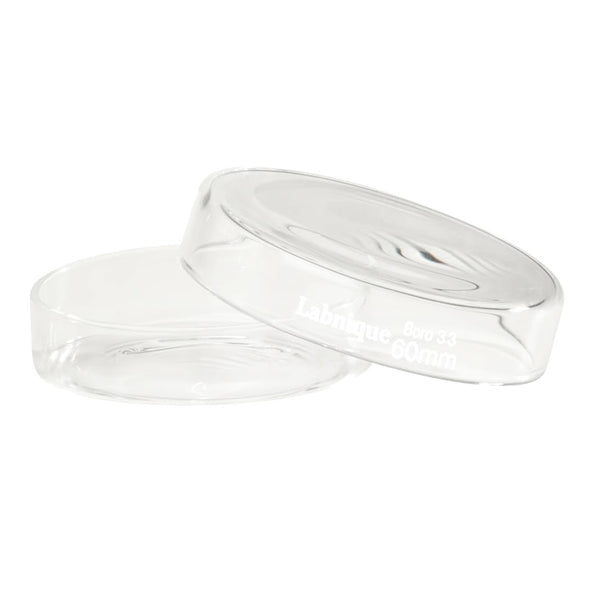 Borosilicate Glass Petri Dish with Lid, Tissue Culture Dish (60 mm, Pack of 20)