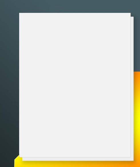 8.5" x 11" Full Sheet Label Sticker Paper for Laser & Inkjet