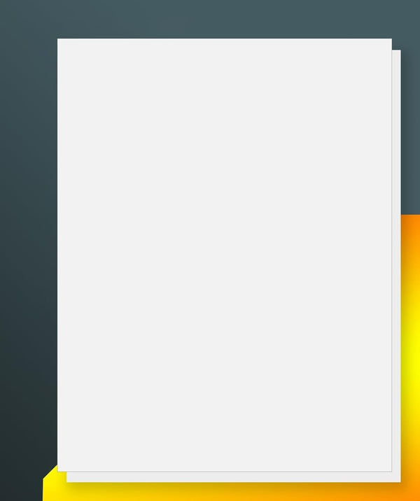 8.5" x 11" Full Sheet Label Sticker Paper for Laser & Inkjet