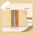 Planner Binders, PU Leather Notebook Cover with 6 Refillable Notebooks for A6 Filler Paper, Brown