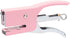 Hand Held Plier Stapler, Mini Manual Pink Stapler, 25 Sheet Capacity for Desk Home Office Supplies