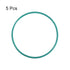 uxcell Fluorine Rubber O-Rings, 73mm OD 68.2mm ID 2.4mm Width FKM Seal Gasket for Machinery Plumbing, Green, Pack of 5