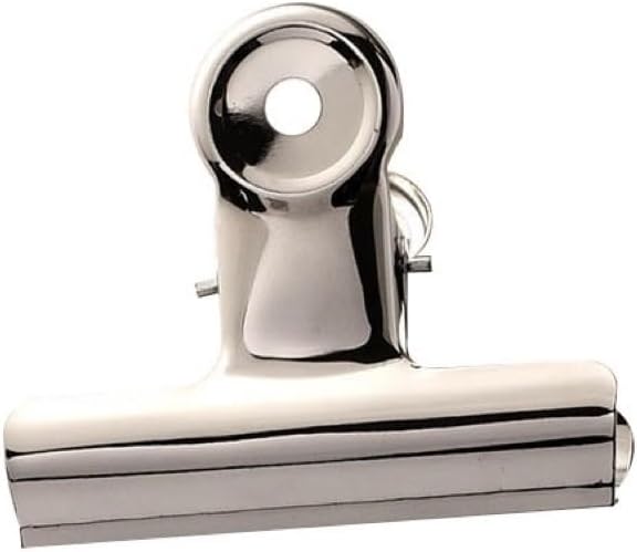 Large Metal Hinge Clips, 16 Pack 2 Inch Chip Clips for Food Bags, Silver Binder Paper Clip Clamp
