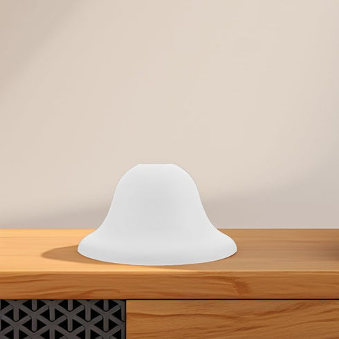 7.48X7.48X3.93In 2-Pack UKCOCO Round Mushroom Lamp Shade Replacement for Table and Floor Lamps Plastic Lampshade Cover