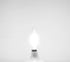 E14 LED Filament Candle Shape Light Bulb 600LM 60W Equivalent Daylight 6000K C35 Clear Glass Torpedo Shape, 2-Pack