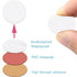 Self-Adhesive Screw Hole Stickers, 384pcs 0.59inch/15mm Dust Proof Caps for Wood Screws in White