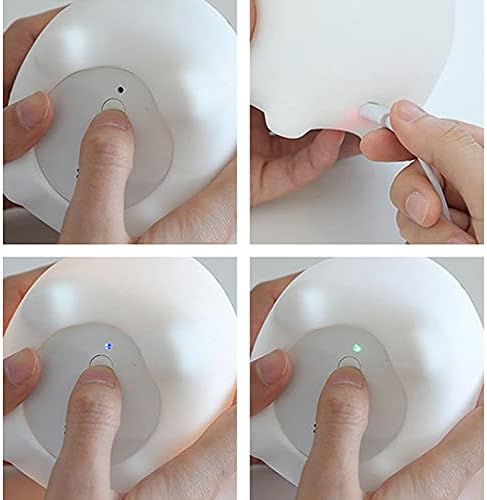 TTBDDDYH Touch Control Bedside Lamp, Moe Deer Shape Sensor Night Light, Creative Silicone LED Pat Pat Light, with USB