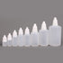 Othmro 10Pcs 0.7oz PE Plastic Bottles, 20ml Squeezable Eye Liquid Dropper Bottles with Green Cap