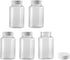 uxcell 5 Pcs Plastic Lab Chemical Reagent Bottle, 200ml/6.8oz Wide Mouth Liquid Storage Container