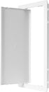 8 Inch x 16 Inch White Plastic Access Panel, Service Shaft Door for Plumbing and Electricity Access
