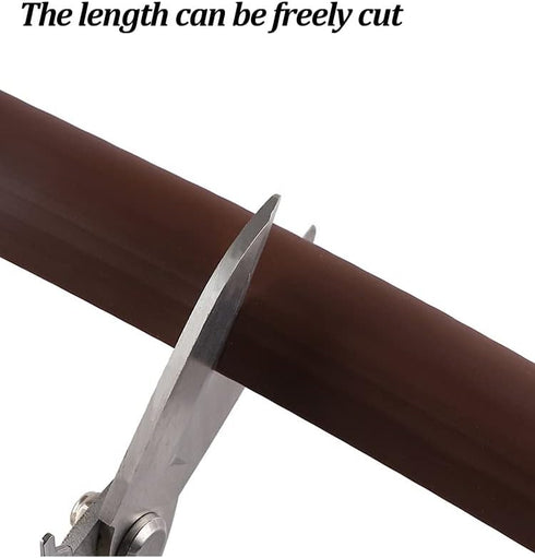 Floor Transition Strip Self Adhesive, PVC Carpet & Edging Trim Strip for Threshold Transition, Brown, 6.56 Feet