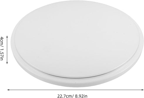 COLLBATH 22.7cm Flush Mount Light Cover Replacement, round Plastic Ceiling Lamp Shade Inner Diameter, Wall Sconce Shade
