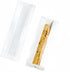DODXIAOBEUL 50 Pcs White Baguette Bread Bag,13Paper Bags with Window,Clear Bread Bags with