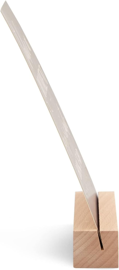 Paper Junkie 20 Pack Daily Motivational Quotes for Desk, Inspirational Desk Supplies with Wooden Stand for Office, 5 x