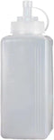 Condiment Bottle Ketchup Bottle Leakproof with Lid Ketchup Honey Dispenser for Commercial