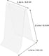 SHINEOFI 8pcs Acrylic Shoe Display Stands Small A-shape Sneaker Shelf Organizer for Retail Store High Heels Sandals