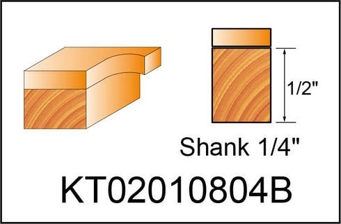 Router Bits 1/4" Shank, Flush Trim Router Bit, Bearing Carbide Tipped Pattern Bit for Wood, 1/2" Diameter, 1/2" Depth