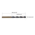 13.5mm Twist Drill Bit, High Speed Steel 4341, Gold and Black Coated for Metal, Wood, Plastic DIY