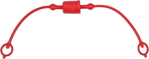 Hydraulic Coupler Kit, 1/4'' ISO-B 5675 7241 AG Male Female Dust Cap and Plug Cover with Red Cap Retention