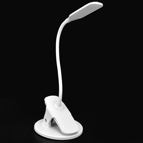360 Topyond Desk Lamp with Clamp, Adjustable USB Clip Light, Eye Caring Reading Lamp with Heat-Resistant Base for Home