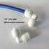 Push to connect fitting 1/4“ to 1/4” O.D. Elbow Union Quick Connector for RO Water Filter Filtration Systems Refrigerator Ice Maker Installation,10pcs. by Malida
