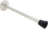Stainless Steel Wall Mounted Door Stopper with Rubber Bumper, 7.87"/200mm Length
