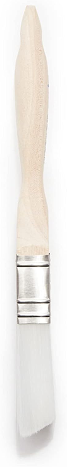 Zibra All Application Paint Brush, Pro Grade Chisel Paint Brush for Walls, Flat Surfaces, and Trim, White, 2 in by Zibra