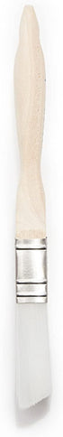 Zibra All Application Paint Brush, Pro Grade Chisel Paint Brush for Walls, Flat Surfaces, and Trim, White, 2 in by Zibra