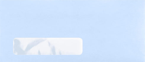 LUXPaper #10 Business Window Envelopes | 50 Qty | 4 1/8" x 9 1/2" | Baby Blue | 80lb. Text