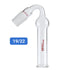 Glass Drying Tube Adapter, 75 Degree Bent Lab Drying Tubes with 19/22 Standard Taper Joint