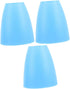 3pcs DOITOOL Replacement Lamp Shades for Lamps Opening Modern Flat Horseshoe Design for Bedroom Living Nightstand