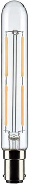 Satco 21861-4T6.5/LED/CL/930/120V/DC/1CD Double Contact Bayonet Base Tubular Exit Light Bulb (S21861)